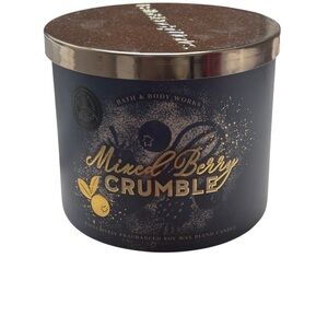 Bath & Body Works Mixed Berry Crumble Candle 3 wick discontinued